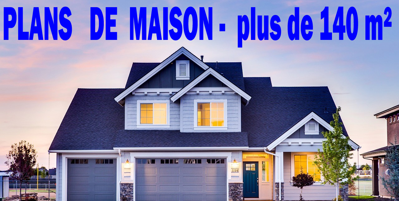 plan de maison - plus de 140 m - image