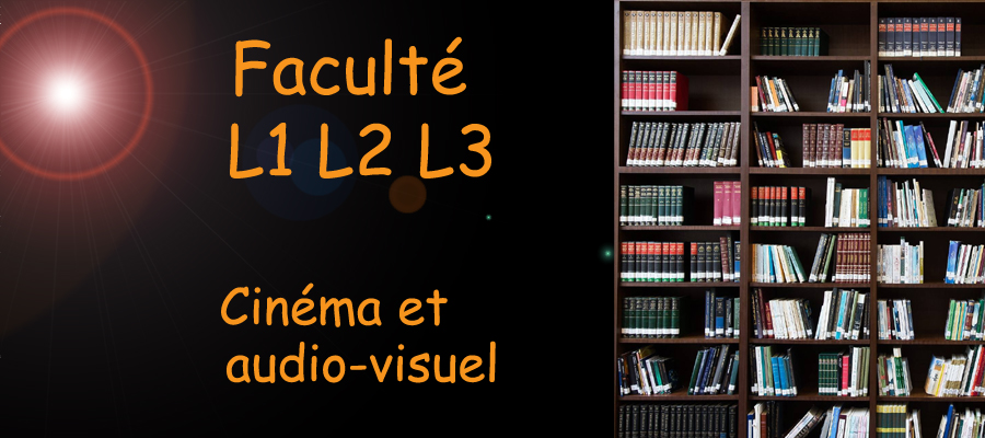 cinéma et audiovisuel , niveau L1 L2 L3 , image