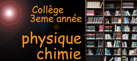 physique chimie - 3eme année collège - image