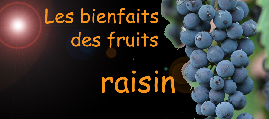 raisin , les bienfaits des fruits sur la santé , image