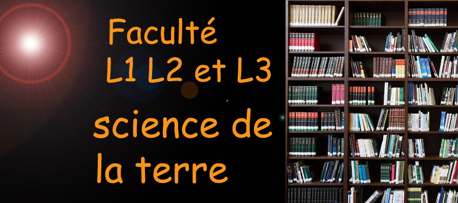 science de terre - niveau L1 L2 et L3 - image